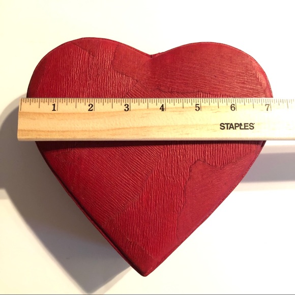 VALENTINE 2 Red HEART boxes - Picture 5 of 14